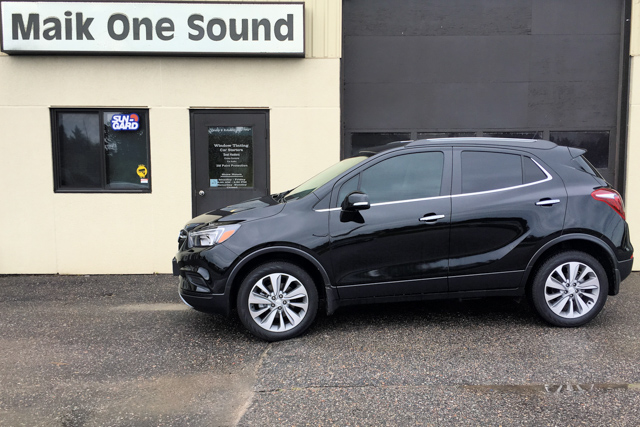 2018 Buick Encore with professional window tint in North Bay
